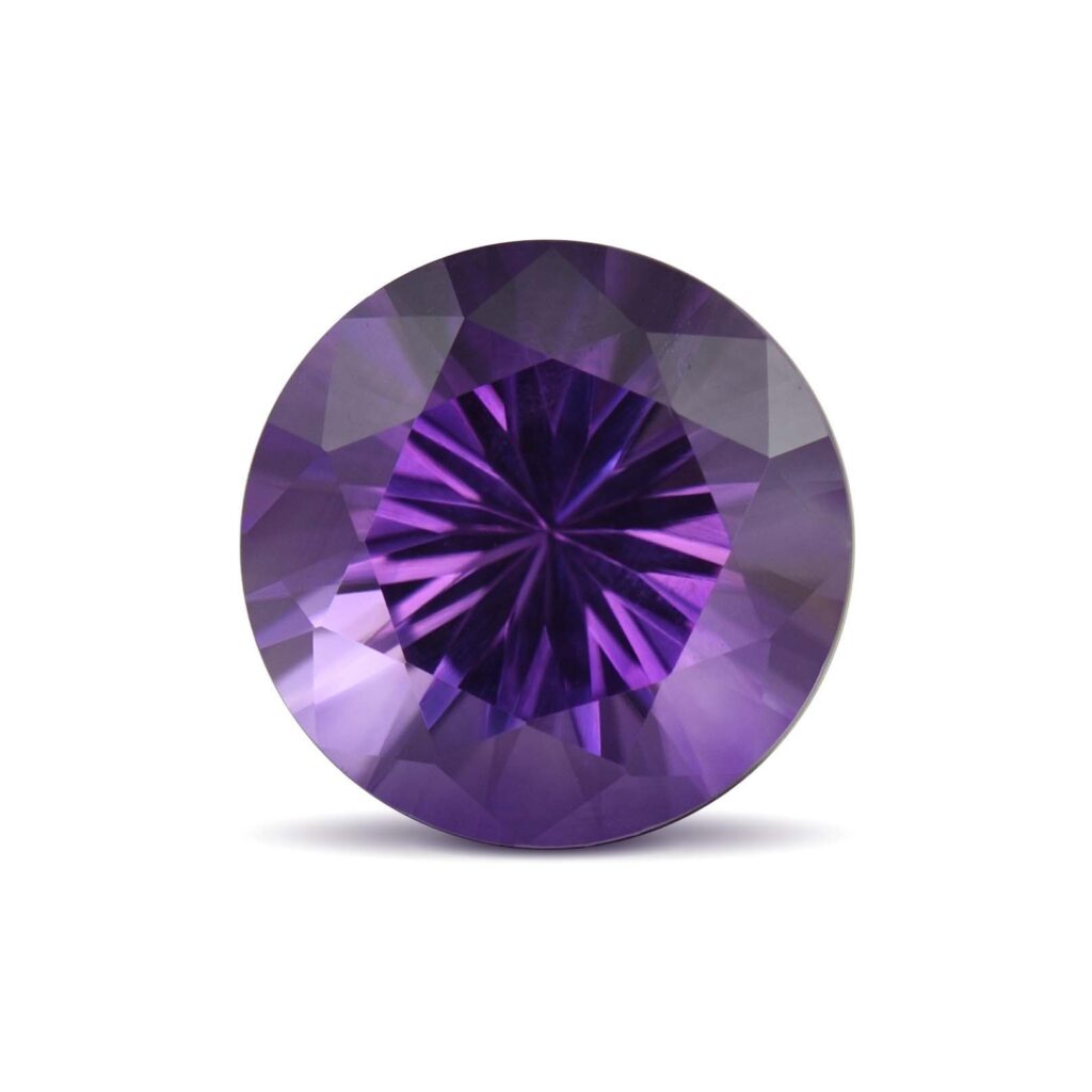 Amethyst round 10.0mm 3.09cts N am137 sh