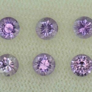 Amethyst round box set 4.0mm 2.08cts N am207