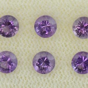 Amethyst round box set 4.0mm 2.09cts N am182