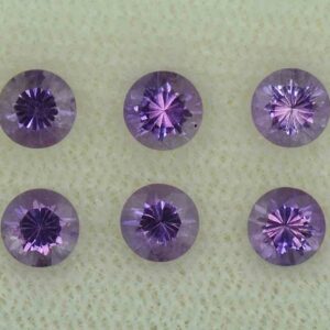 Amethyst round box set 4.0mm 2.13cts N am208
