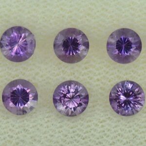 Amethyst round box set 4.5mm 2.86cts N am209