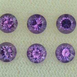 Amethyst round box set 4.5mm 2.86cts N am210