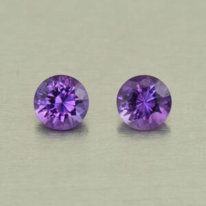 Amethyst round pair 5.5mm 1.03cts N am154 SOLD