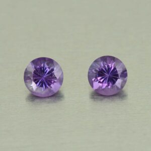 Amethyst round pair 5.5mm 1.04cts N am141 SOLD