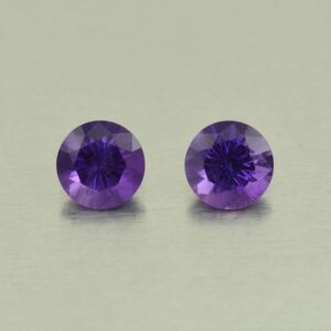 Amethyst round pair 8.0mm 3.13cts N am129 scaled 1 SOLD