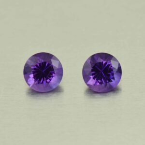 Amethyst round pair 8.0mm 3.14cts N am130 scaled 1 SOLD