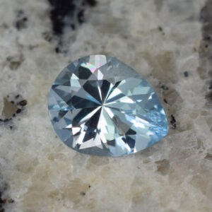 Aquamarine pear 9.9x7.9mm 1.70cts N aq218 crop SOLD
