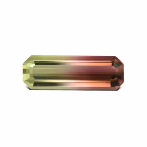 BiColorTourmaline eme cut 20.7x7.0mm 7.34cts N tm1671 a sh SOLD