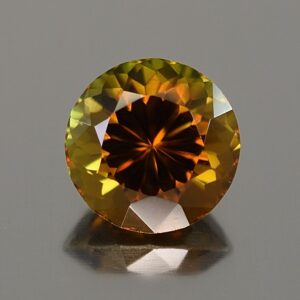 BiColorTourmaline round 9.8mm 3.84cts tm1301