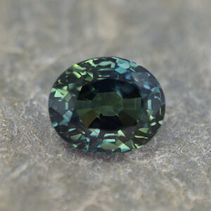 BlueGreenSapphire oval 10.8x9.07x7.45mm 6.84cts N sa135 b