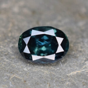 BlueGreenSapphire oval 7.1x5.2mm 1.09cts N sa314 b