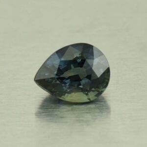 BlueGreenSapphire pear 8.0x6.2mm 1.84cts N sa701