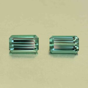 BlueGreenTourmaline eme cut pair 11.4x6.7mm 6.94cts N tm1683 d scaled 1 SOLD