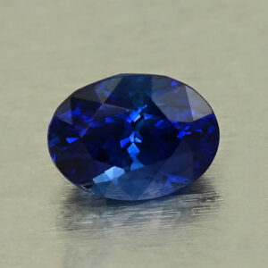 BlueSapphire oval 6.2x4.6x3.7mm 0.80cts H sa1105