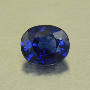 BlueSapphire oval 6.3x5.3mm 1.14cts H sa989