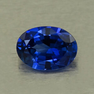 BlueSapphire oval 7.0x5.1x3.0mm 0.87cts H sa1107