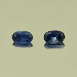 BlueSapphire oval pair 5.1x3.1mm 0.71cts N sa586