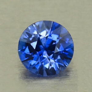 BlueSapphire round 4.4x4.4x2.8mm 0.37cts H sa1138