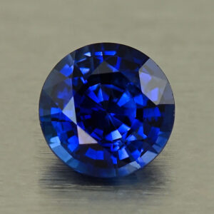 BlueSapphire round 5.0x4.9x2.9mm 0.53cts H sa1121