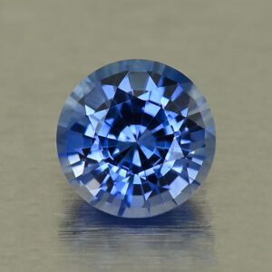 BlueSapphire round 5.0x5.0x3.4mm 0.65cts H sa1153