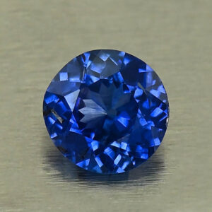 BlueSapphire round 5.1x5.1x2.7mm 0.55cts H sa1119
