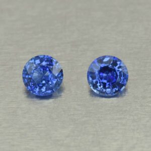 BlueSapphire round pair 5.9mm 1.91cts H sa694 SOLD