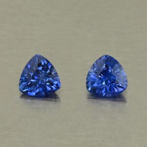 BlueSapphire trill pair 5.4mm 1.47cts H sa1081 SOLD