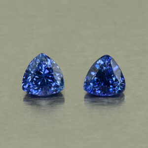 BlueSapphire trill pair 5.4mm 1.55cts H sa1082 SOLD