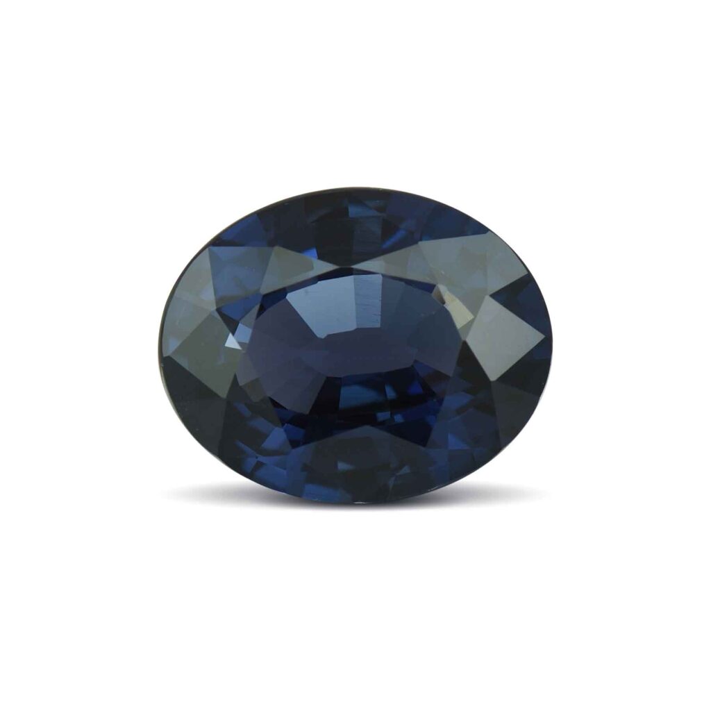 BlueSpinel oval 10.4x8.3mm 2.93cts N sp180 sh