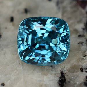 BlueZircon cush 10.2x9.5mm 8.13cts H zn2257 crop SOLD