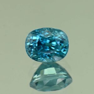 BlueZircon cush 8.4x6.7x6.1mm 3.58cts H zn7071 SOLD
