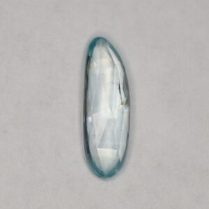 BlueZircon freeform rose cut 14.2x4.7mm 2.43cts zn3589