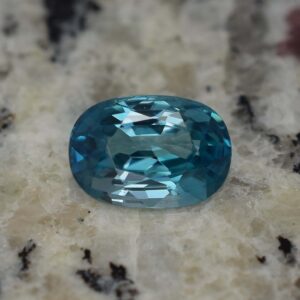 BlueZircon oval 10.5x7.5mm 4.16cts H ZN805 b