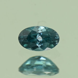 BlueZircon oval 5.1x3.1mm 0.42cts H zn6994