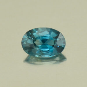 BlueZircon oval 6.0x4.0mm 0.65cts H zn5636