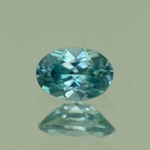 BlueZircon oval 6.4x4.4mm 0.79cts H zn6998