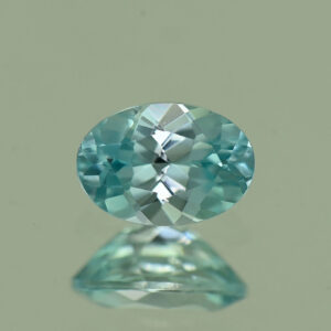 BlueZircon oval 6.4x4.4mm 0.92cts H zn6999
