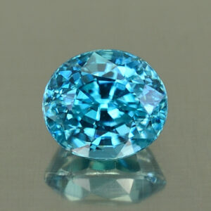 BlueZircon oval 7.2x6.4mm 2.42cts H zn4482 SOLD