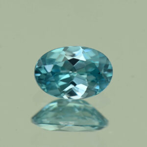 BlueZircon oval 7.4x5.0mm 1.17cts H zn7005