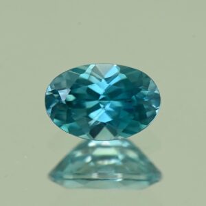 BlueZircon oval 7.4x5.0mm 1.29cts H zn2165