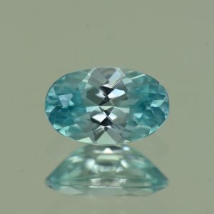 BlueZircon oval 7.8x4.9mm 1.34cts H zn7007