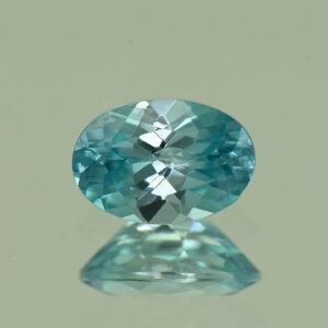 BlueZircon oval 8.0x5.5mm 1.58cts H zn2164