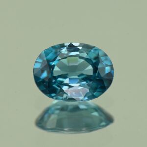 BlueZircon oval 9.0x6.9x3.9mm 2.49cts H zn990 SOLD