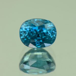 BlueZircon oval 9.2x7.3x7.1mm 5.10cts H zn7078