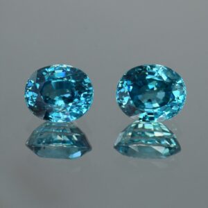 BlueZircon oval 9.2x7.7mm 8.19cts a zn1204 SOLD