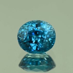 BlueZircon oval 9.4x8.2x6.1mm 4.72cts H zn7079 SOLD