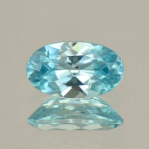 BlueZircon oval 9.8x5.8mm 2.24cts H zn6536