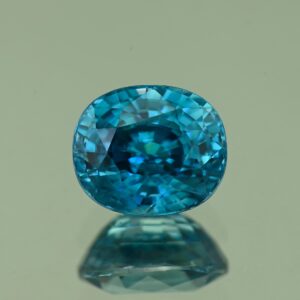 BlueZircon oval 9.9x8.4x6.2mm 5.34cts H zn7080 SOLD