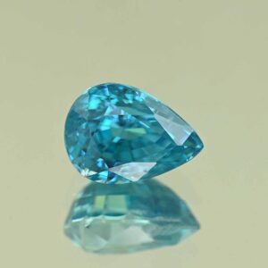 BlueZircon pear 11.1x8.1x7.0mm 5.87cts H zn7765 SOLD