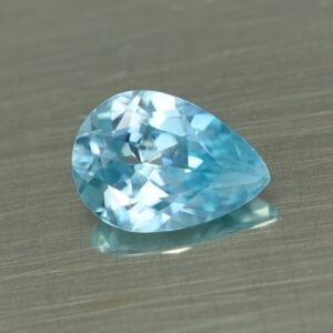 BlueZircon pear 7.1x5.0mm 0.88cts zn3238 SOLD